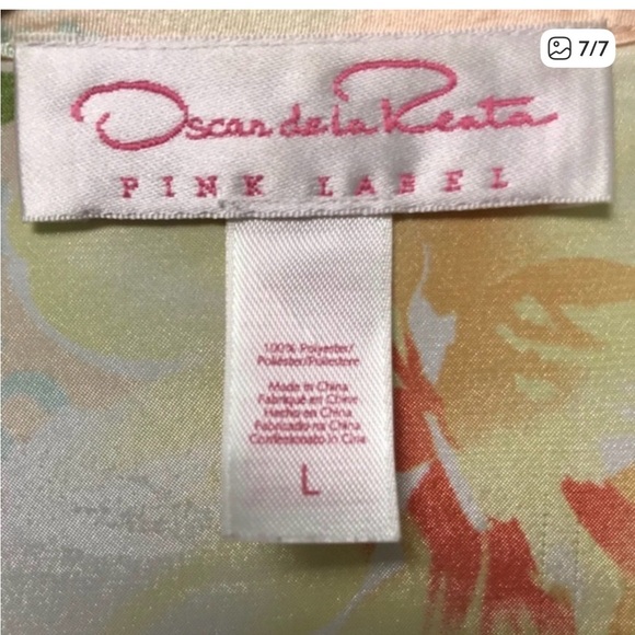 Oscar de la Renta floral robe - Picture 5 of 5